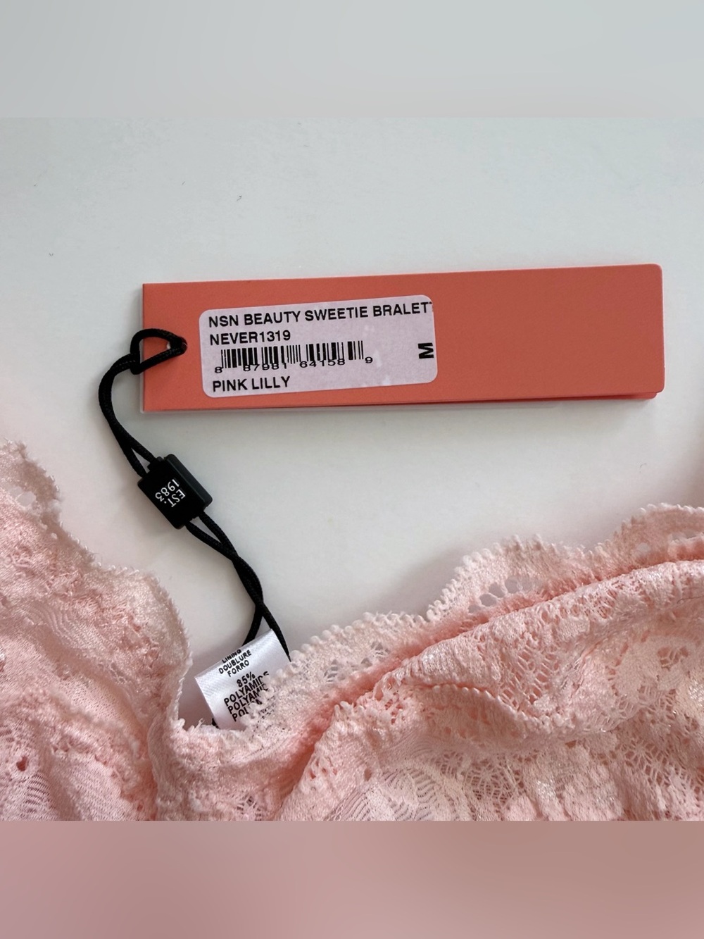 Cosabella Never Say Never Beauty Sweetie Bralette M Medium or S Small NWT - Picture 4 of 8